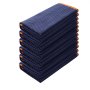 VEVOR flyttfiltar, 72" x 40", 26 lbs/dz vikt, 6-pack, professionell ovävd och återvunnen bomullsfilt, tunga flyttunderlägg för att skydda möbler, golv, apparater, blå/orange
