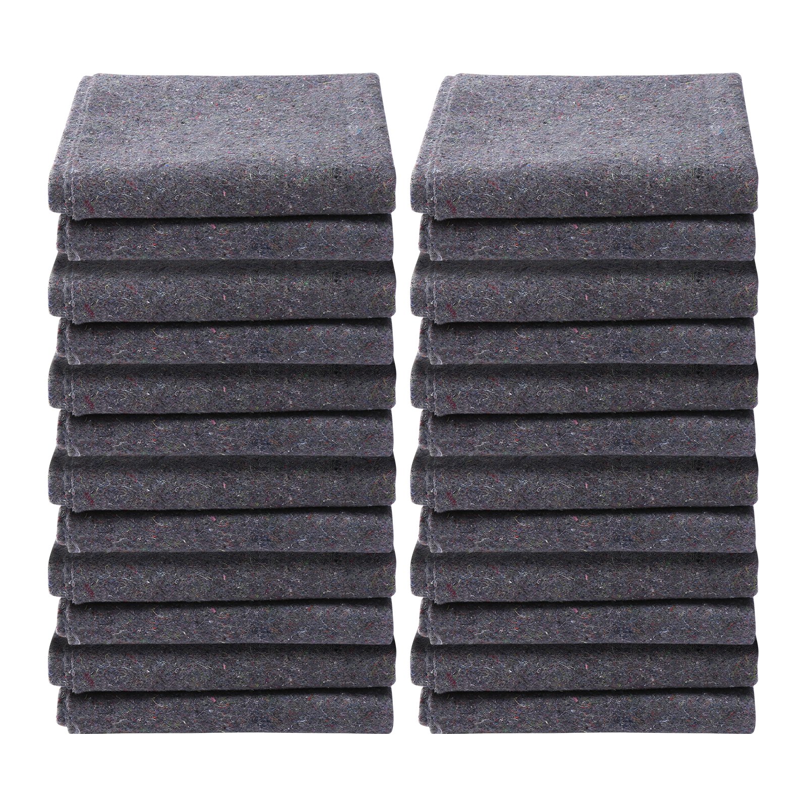 VEVOR Moving Blankets,182.9 x 137.2 cm, 9.5 kg/dz Weight, 12 Packs, Professional Recycled Cotton Packing Blanket, Large Heavy Duty Shipping Mover Pads Perfect for Protecting Furniture, Floors, Appliances
