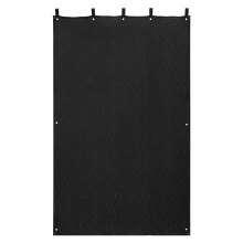 VEVOR Sound Dampening Blankets, Soundproof Curtains with 80 x 48 in, Soundproof Blanket with Grommets, Studio Grommeted Blanket, for Window, Door, Light Blocker, Music Recording, Black
