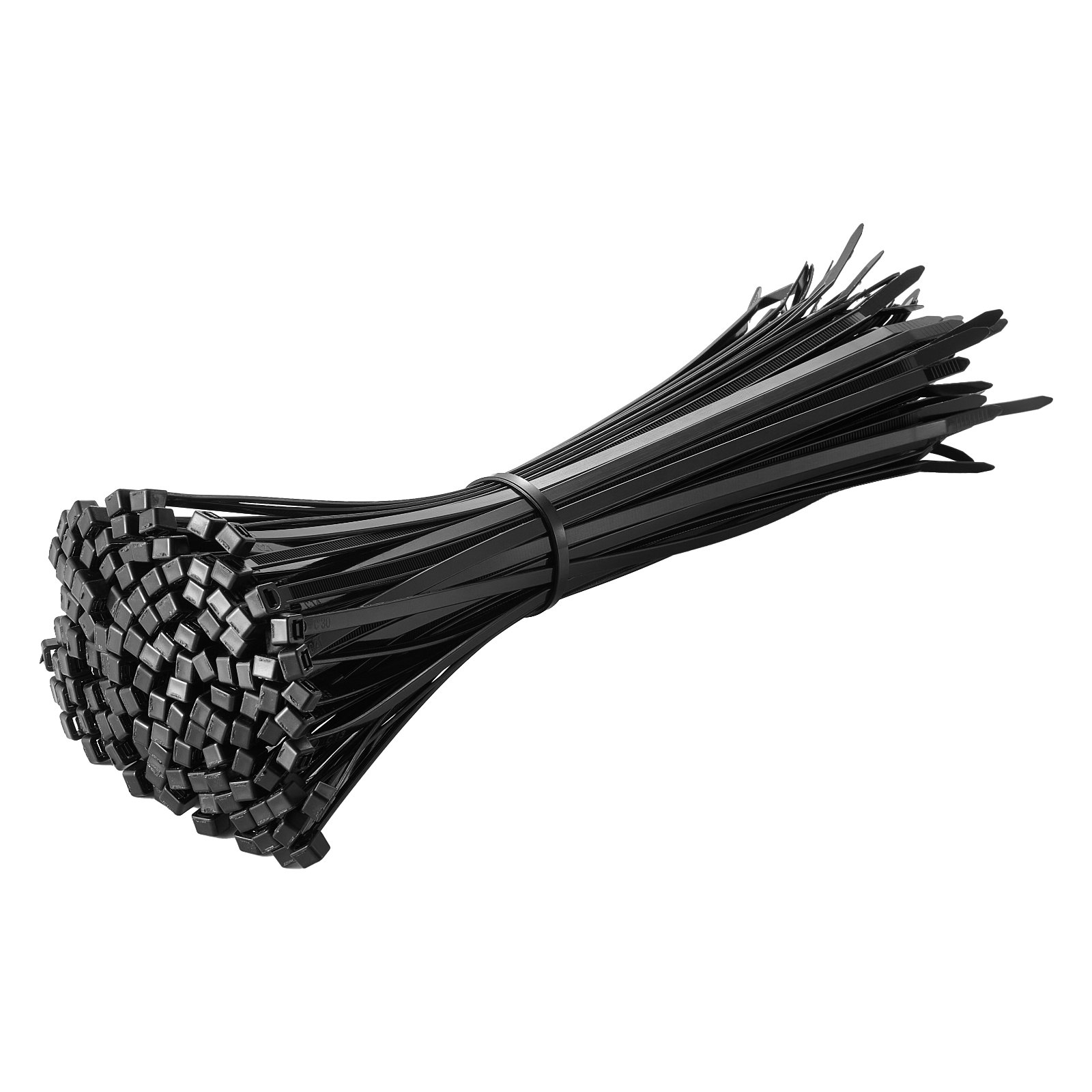 VEVOR 1000 Pack Cable Zip Ties, 12-inch Heavy Duty Cable Wire Ties with 50LBS High Tensile Strength, Multi-Purpose Self-Locking Nylon Tie Wraps, Heat & Cold Resistant for Indoor and Outdoor Use