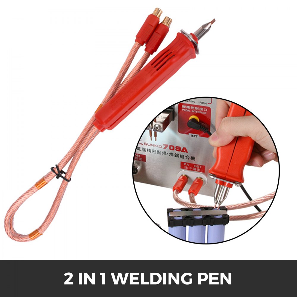Sunkko 709ad Pulse Spot Welder 3.2kw For 18650 Led Battery Analyzer + Accessory