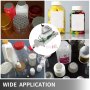 Selladora de botellas por inducción VEVOR LX-6000, diámetro de tapa: 20-80 mm, máquina de sellado por inducción continua, máquina de sellado por inducción térmica para botellas de 80-300 mm de altura.