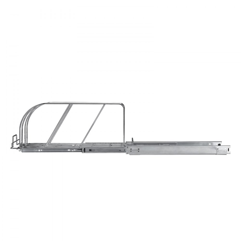 VEVOR Pan and Pot Rack, Expandable Pull Out Under Cabinet Organizer, Cookie Sheet Baking Pans tray Organization, Adjustable Wire Dividers, Steel Lid Holder for Kitchen Cabinet & Pantry Storage, 8.5"W