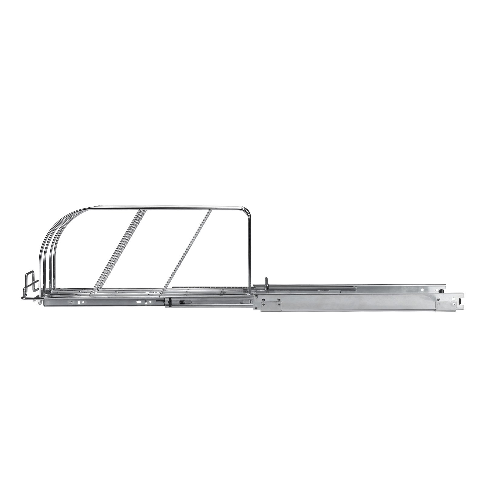 VEVOR Pan and Pot Rack, Expandable Pull Out Under Cabinet Organizer, Cookie Sheet Baking Pans tray Organization, Adjustable Wire Dividers, Steel Lid Holder for Kitchen Cabinet & Pantry Storage, 8.5"W