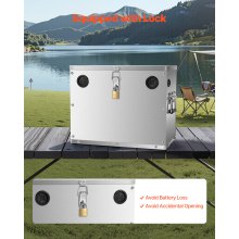 Battery Box Group 24/31 Stainless Steel Shell for Cars & Trolling Motors