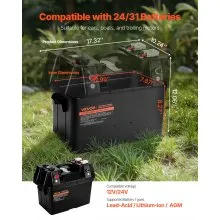 Battery Box Group 24/31 Smart Battery Box 12V/24V/36V for Trolling Motor