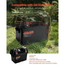 Battery Box Group 24/31 Smart Battery Box 12V/24V/36V for Trolling Motor