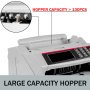 Money Counter Machine 1000 Bills Per Minute Bill Counting Hopper Uv/mg Detection