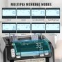 VEVOR pénzszámláló gép számlaszámláló UV MG IR DD hamisítás-észleléssel