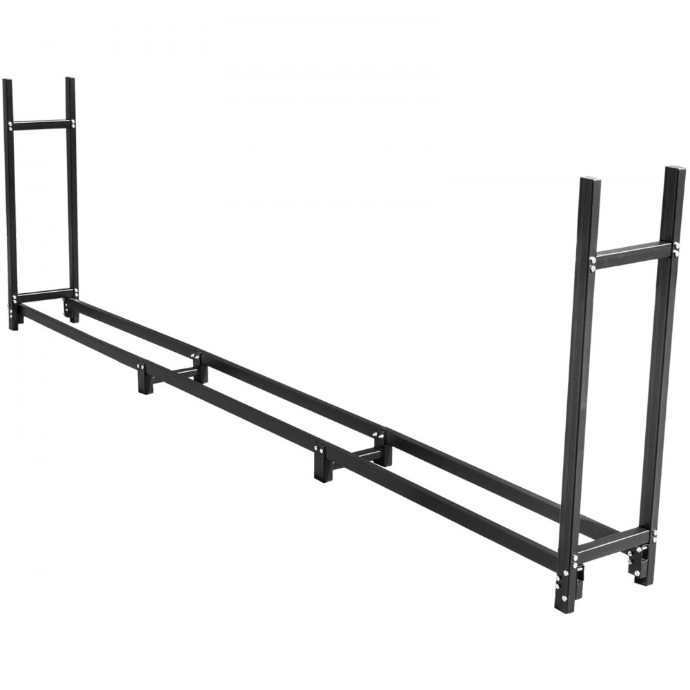 VEVOR Firewood Storage Rack Steel Fire Wood Holder 3.6m Steel Fireplace Shelter