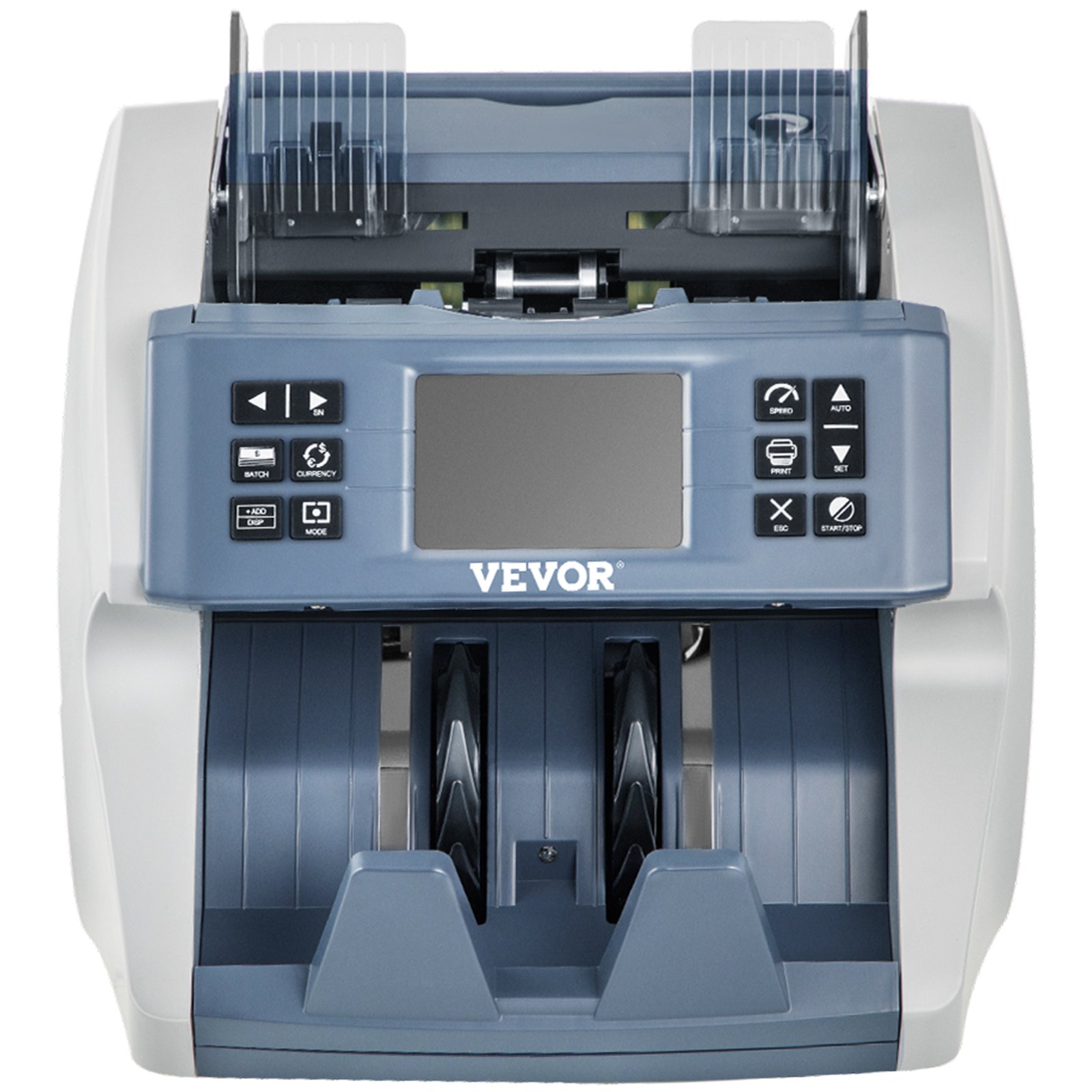 VEVOR Money Machine, Mixed Denominations Money Counter, 5 Counterfeit Detection Small Bill Counter, Multiple Working Modes Cash Machine, 800/1000/1200/1500pcs/min Note Counting Machine for Bank
