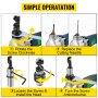 VEVOR Sheet Metal Nibbler 380W, Electric Metal Nibbler 1800RPM High Speed Rotor 0.07in/1.8mm, Metal Nibbler Cutter w Replaced Blades Storage Case for Cutting Stainless Steel, Aluminium, Plastic