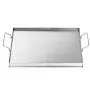 VEVOR Stainless Steel Griddle, 23x16 inch Universal Flat Top Rectangular Plate, Gas Grill Griddle for BBQ Grill, Teppanyaki, Portable Family Cookware with Handle, for Camping Tailgating Party