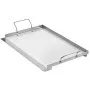 VEVOR Stainless Steel Griddle, 23x16 inch Universal Flat Top Rectangular Plate, Gas Grill Griddle for BBQ Grill, Teppanyaki, Portable Family Cookware with Handle, for Camping Tailgating Party
