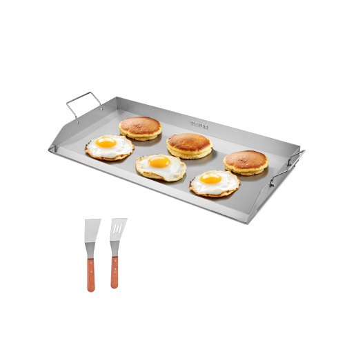 VEVOR 32x16 in Flat Top Griddle Stainless Steel Universal BBQ Grill Pan Cookware