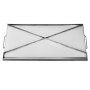 Plancha de acero inoxidable VEVOR, placa rectangular plana universal de 81 x 40 cm, parrilla de gas para barbacoa, teppanyaki, utensilios de cocina familiares portátiles con asa, para camping, fiestas