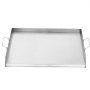 VEVOR Stainless Steel Griddle, 36x22 inch Universal Flat Top Rectangular Plate, Gas Grill Griddle for BBQ Grill, Teppanyaki, Portable Family Cookware with Handle, for Camping Tailgating Party
