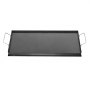Plancha de acero al carbono VEVOR, placa rectangular plana universal de 81 x 35 cm, parrilla de gas para barbacoa, teppanyaki, utensilios de cocina familiares portátiles con asa, para camping, fiestas