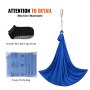 VEVOR Sensory Swing for Kids, 2.8 m Length, Therapy Swing for Children with Special Needs, Cuddle Swing Indoor Outdoor Hammock for Child & Adult with Autism, ADHD, Aspergers, Sensory Integration, Blue