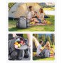 VEVOR Beach Picnic Backpack Bag for 2 Person with Cooler Compartment Grey