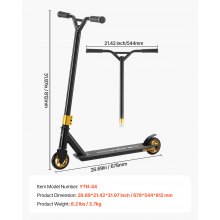 VEVOR Stunt Scooter Street Trick Scooters for Kids Adults Lightweight Deck