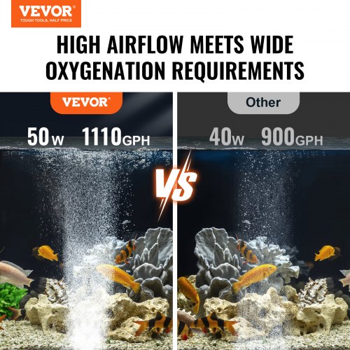 Bomba de aire para acuario, Mini bomba de aire para peces de oxígeno Bomba de aire para acuario, Mini bomba de aire para peces de oxígeno