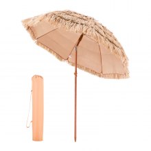 Tiki Umbrella Thatched Patio Umbrella 6.5 ft Poolside Patio Beach Umbrella