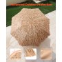 Tiki Umbrella Thatched Patio Umbrella 8 ft Poolside Patio Beach Umbrella