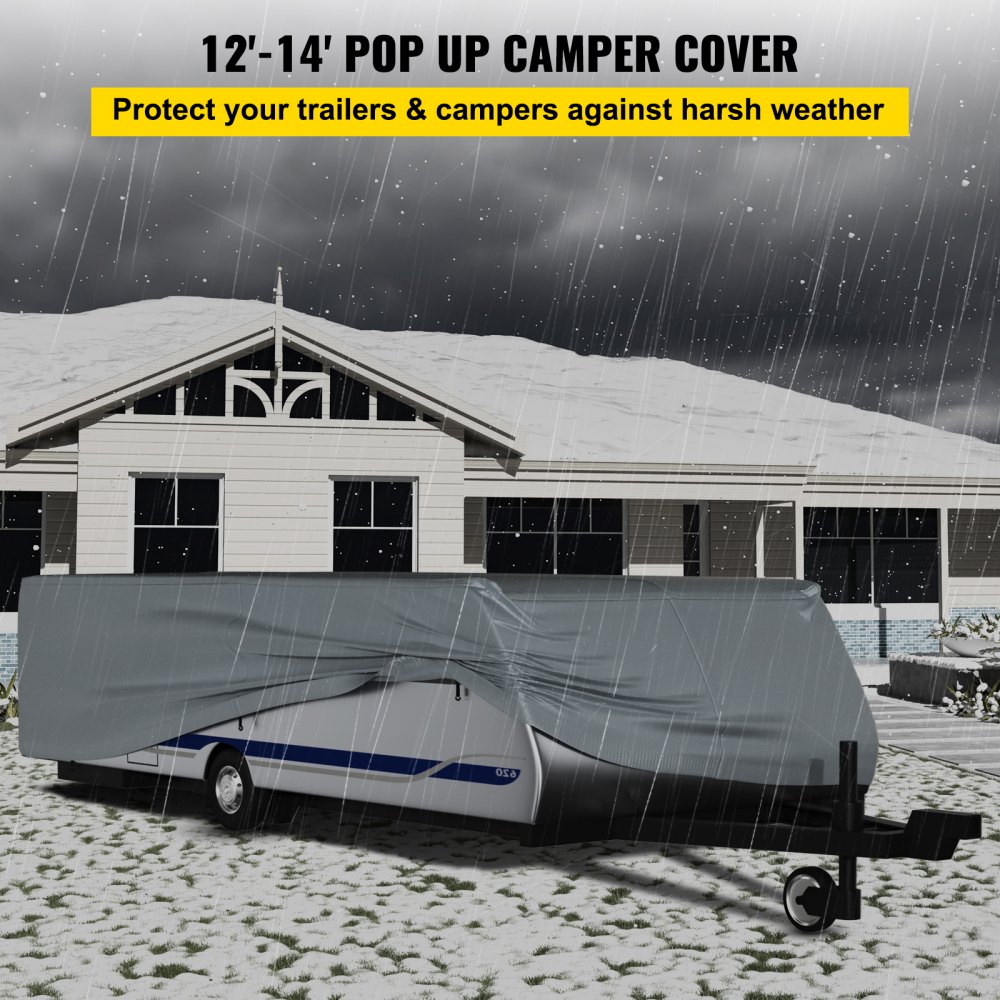 Pop Up Camper Reinforced Vinyl Fabric Repair Kit - Light Gray