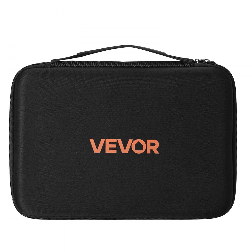 VEVOR Battery Organizer Storage Box, Battery Case Bag with Tester BT-168, Waterproof Batteries Organizer Storage Case with Zipper, Holds 167 Batteries AA AAA C D 9V Button, Black (Box Only)