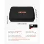 VEVOR Battery Organizer Storage Box, Battery Case Bag with Tester BT-168, Waterproof Batteries Organizer Storage Case with Zipper, Holds 167 Batteries AA AAA C D 9V Button, Black (Box Only)