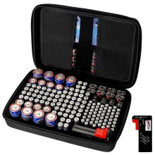 Battery Organizer Storage Box with Tester BT-168 Holds 167 Batteries (Box Only)