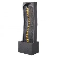 Outdoor Water Fountain 1-Tier Rock Base Style 38.58 in Height Fountains
