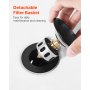 Bathroom Sink Drain with Overflow Anti-Clogging Vessel Sink Drain Strainer