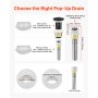 Bathroom Sink Drain Without Overflow All Metal Vessel Sink Drain Strainer