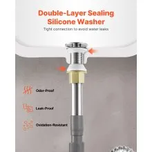 Bathroom Sink Drain Without Overflow All Metal Vessel Sink Drain Strainer