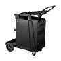 VEVOR Welding Cart 2 Drawers Welder Cart Heavy Duty with Lockable Cabinet 350LBS