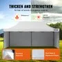 VEVOR Pop Up Canopy Tent Outdoor Gazebo Tent 10x20FT with Sidewalls & Bag White