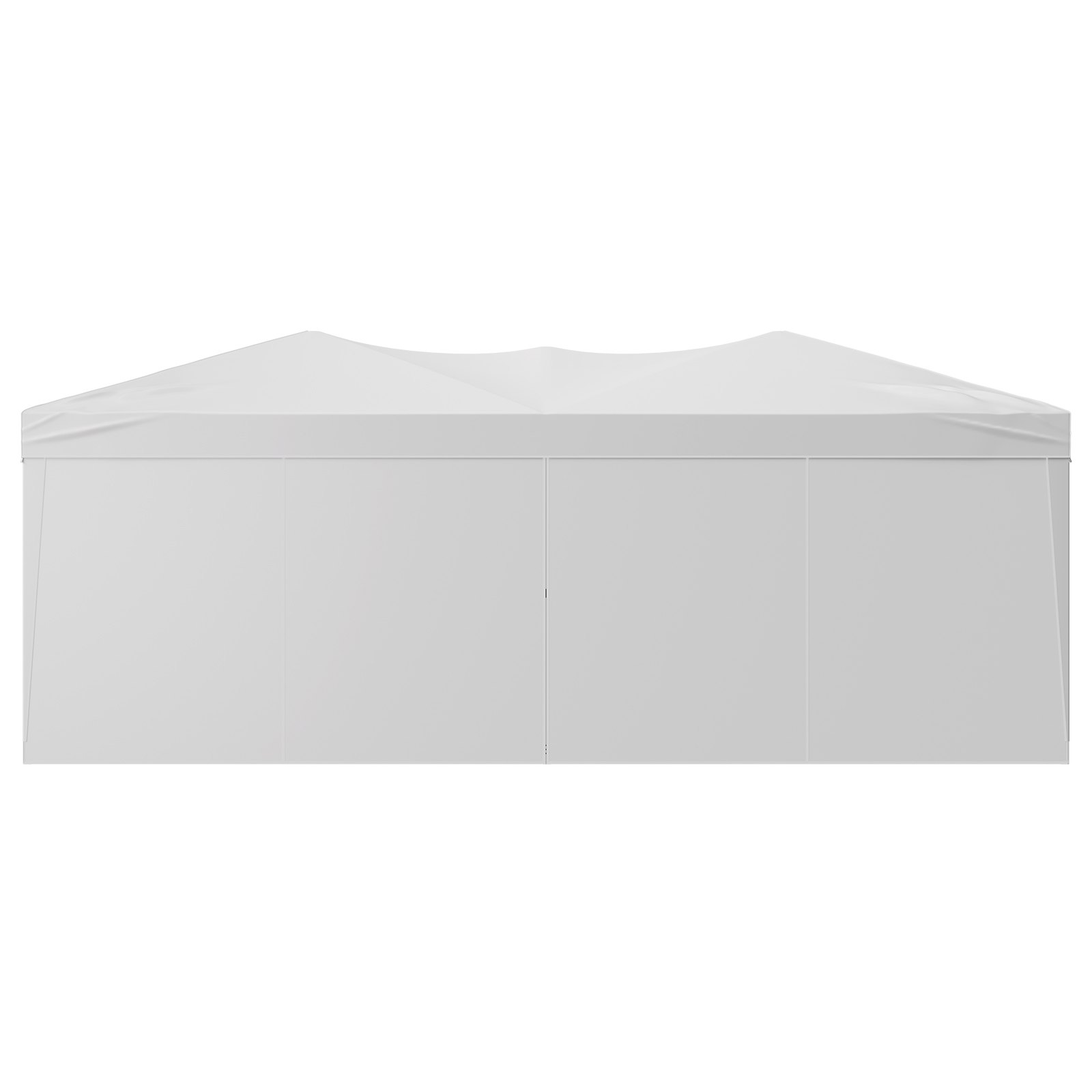 VEVOR Pop Up Canopy, 10 x 20 FT Instant Canopy Portable Gazebo with 3 Sidewalls & 2 Ventilated Windows, Height Adjustable Pop-Up Outdoor Shelter Tent for Events, Patio, Backyard, Party, Parking