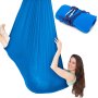 Blue Sensory Swing Chair Hanging Seat For Kids or Adults Indoor Autism Therapy