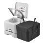 VEVOR Portable Toilet Flush Travel Camping 3,2 Gal Commode Potta Utomhus Inomhus