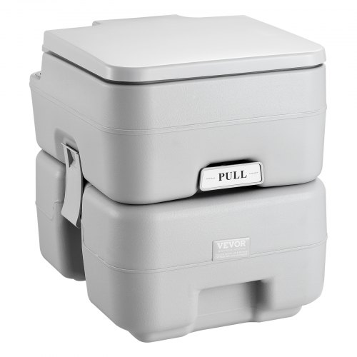 SEAFLO 5.3 Gallon Portable Toilet For Camping/RV - Compact, No-Spill Design (14.3 Lbs Empty)