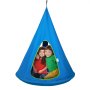 VEVOR Kids Nest hintaszék, függő függőágyszék állítható kötéllel, függőágyhintaszék gyerekeknek beltéri és kültéri használatra (39" D x 52" H), 250 font teherbírás, szenzoros hinta gyerekeknek, kék