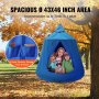 VEVOR Tente d'arbre suspendue, capacité de 330 lb, balançoire de tente suspendue pour hamac intérieur et extérieur, balançoire sensorielle avec guirlande lumineuse LED, base gonflable, tente de jeu pour enfants et adultes
