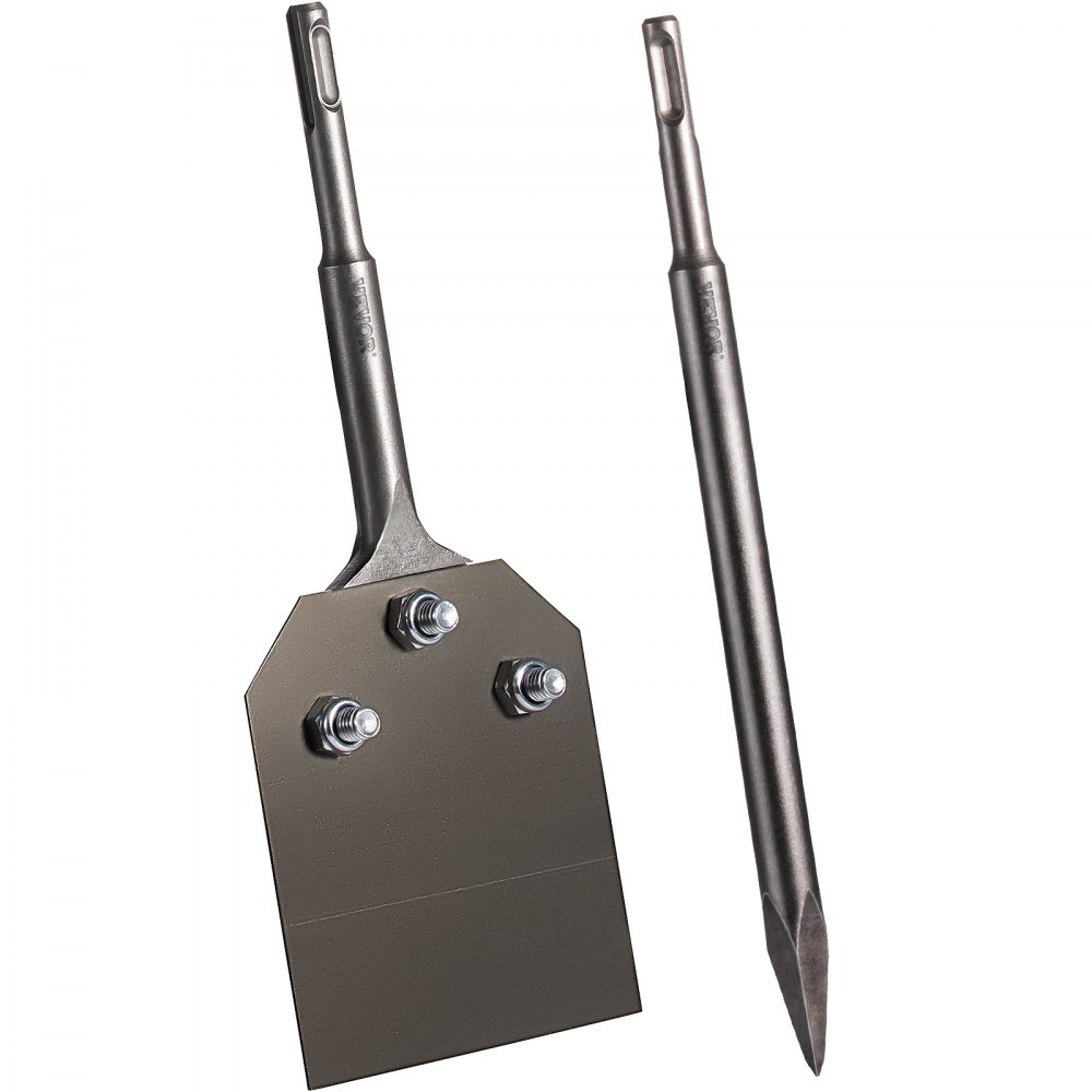 VEVOR clay spade set with durable steel construction and hex shank.