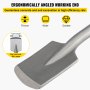 VEVOR SDS Max Clay Spade and Tile Thinset Removal Tool with Bull Point Hammer Steel Chisel Bit 17" x 4.3"