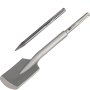 VEVOR SDS Max herramienta de eliminación de pala de arcilla y azulejos con punta de cincel de acero y martillo de punta de toro, 17 "x 4,3