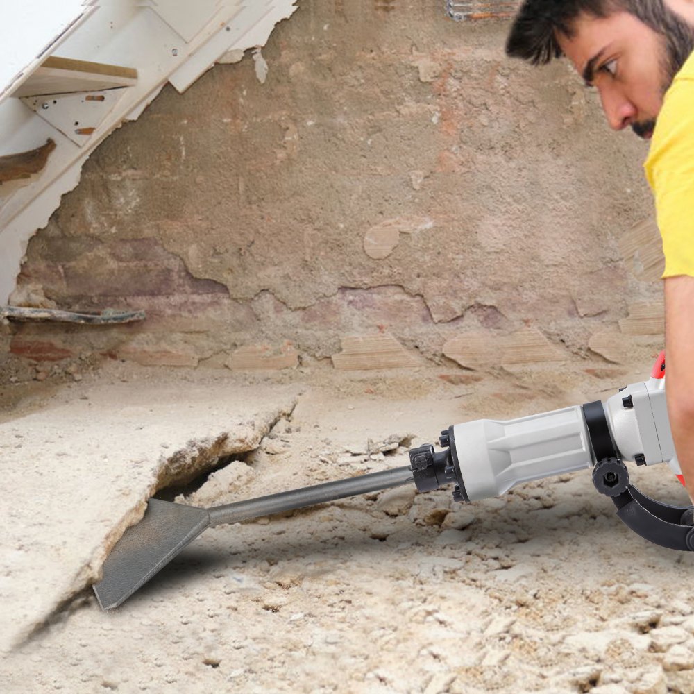 VEVOR SDS-Max Chisel Floor Scraper 5.9" Tile Removal Thinset Scaling Chisel