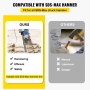 VEVOR SDS-Max Chisel Floor Scraper 5.9" Tile Removal Thinset Scaling Chisel