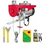 VEVOR Electric Hoist, 1320 lbs Lifting Capacity, 1150W 110V Electric Steel Wire Winch with Wireless Remote Control, 40ft Single Cable Lifting Height & High-quality Motor, for Garage Warehouse Factory